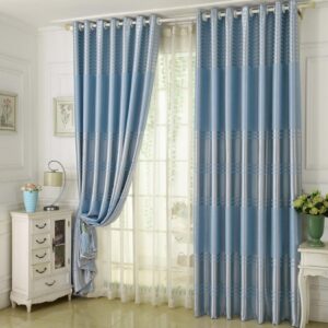 Steel Blue Curtains