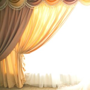 Golden Bloom Curtains